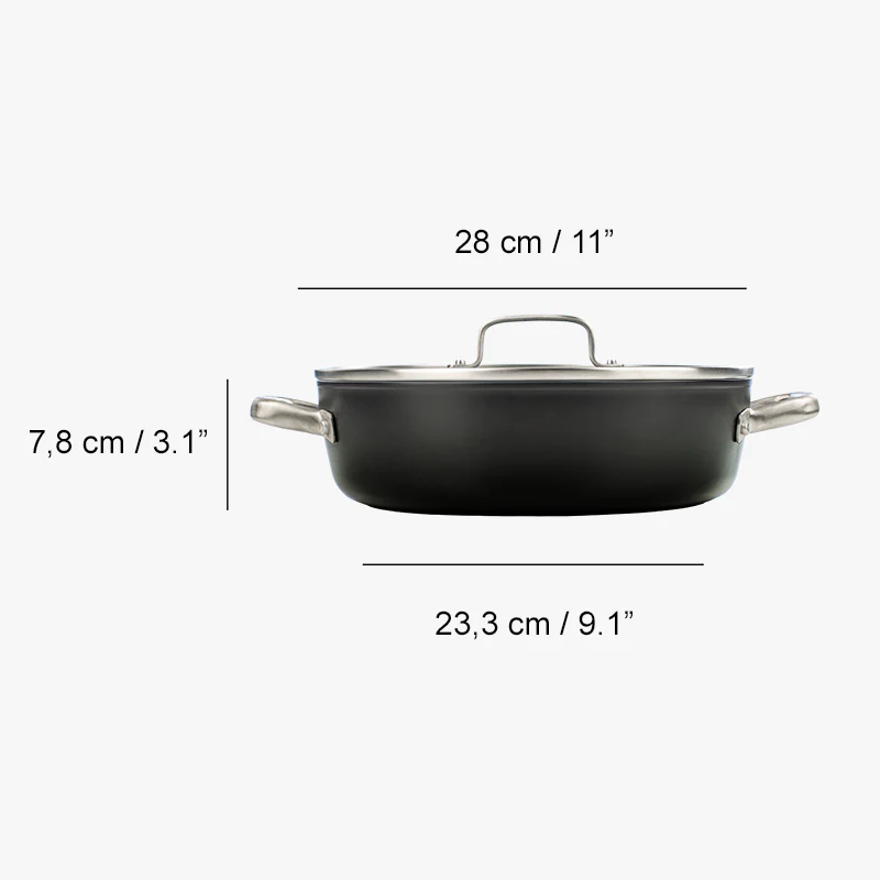 Cacerola Antiadherente Cerámico Serie Samoa 28 cm - Image 3