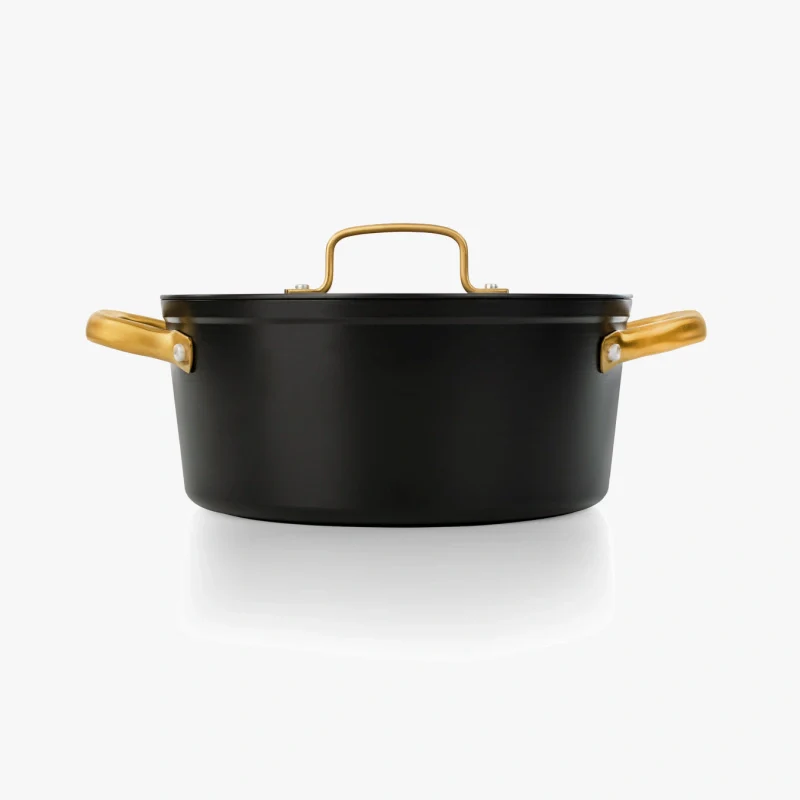 Cacerola Antiadherente Cerámico Serie Samoa Iconic Negro 24 Cm  / 4.3 L - Image 2