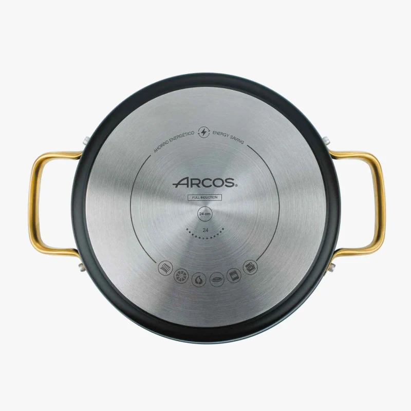Cacerola Antiadherente Cerámico Serie Samoa Iconic Negro 24 Cm  / 4.3 L - Image 8