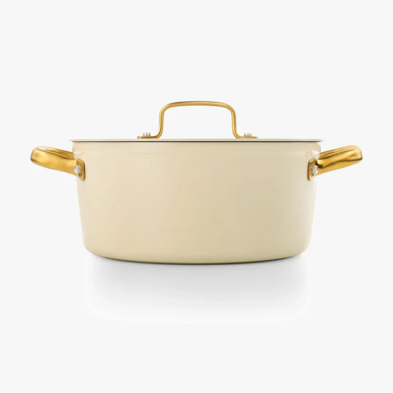 Cacerola Antiadherente Cerámico Serie Samoa Iconic Beige 24 Cm / 4.3 L - Image 2