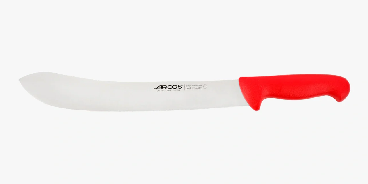 Cuchillo Carnicero color rojo Serie 2900 300 mm