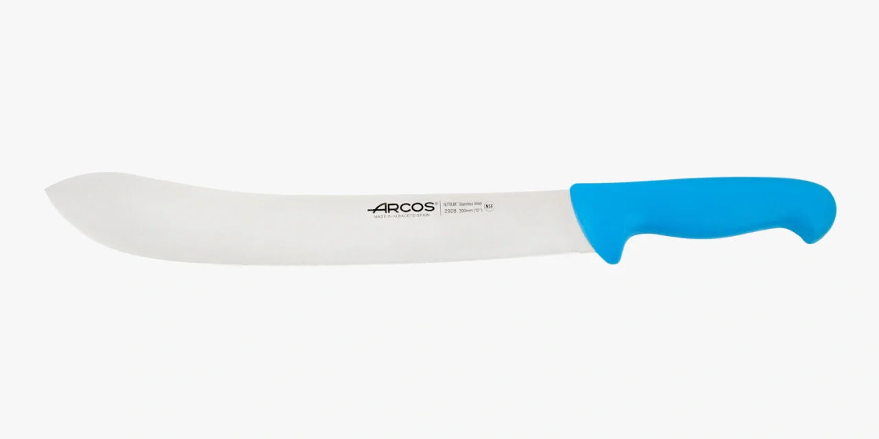 Cuchillo Carnicero color azul Serie 2900 300 mm