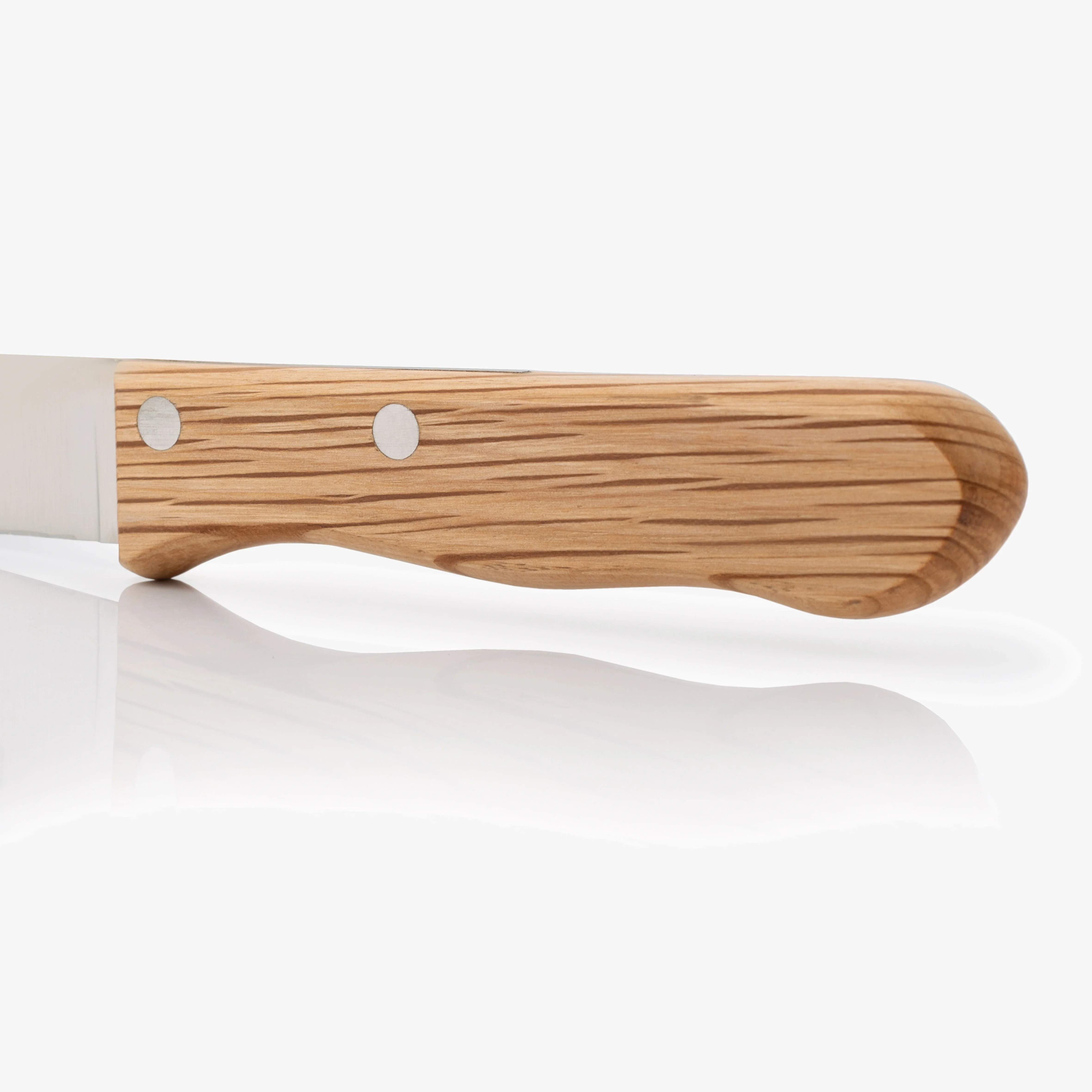 Cuchillo para churrasco de madera de encina de 125 mm - Image 2
