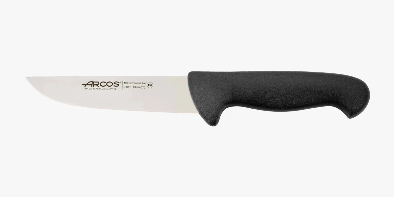 Cuchillo Carnicero color negro Serie 2900 160 mm