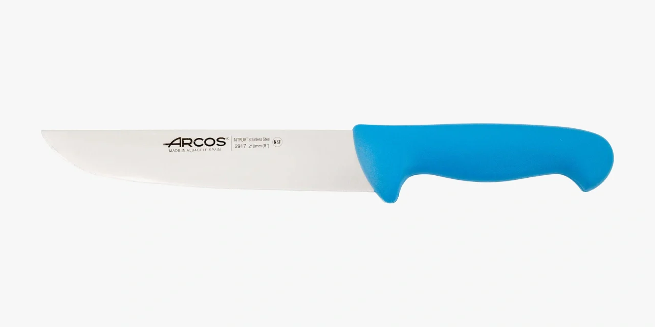 Cuchillo Carnicero color azul Serie 2900 210 mm