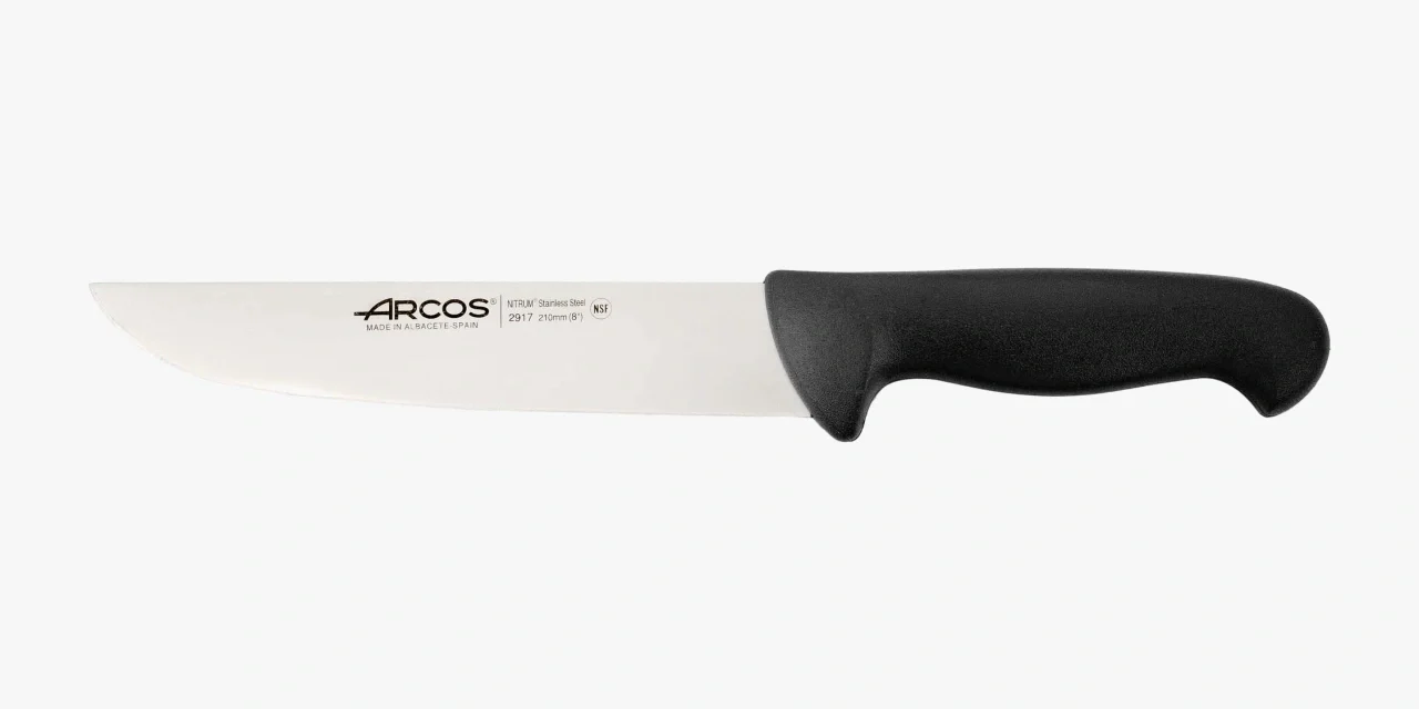 Cuchillo Carnicero color negro Serie 2900 210 mm