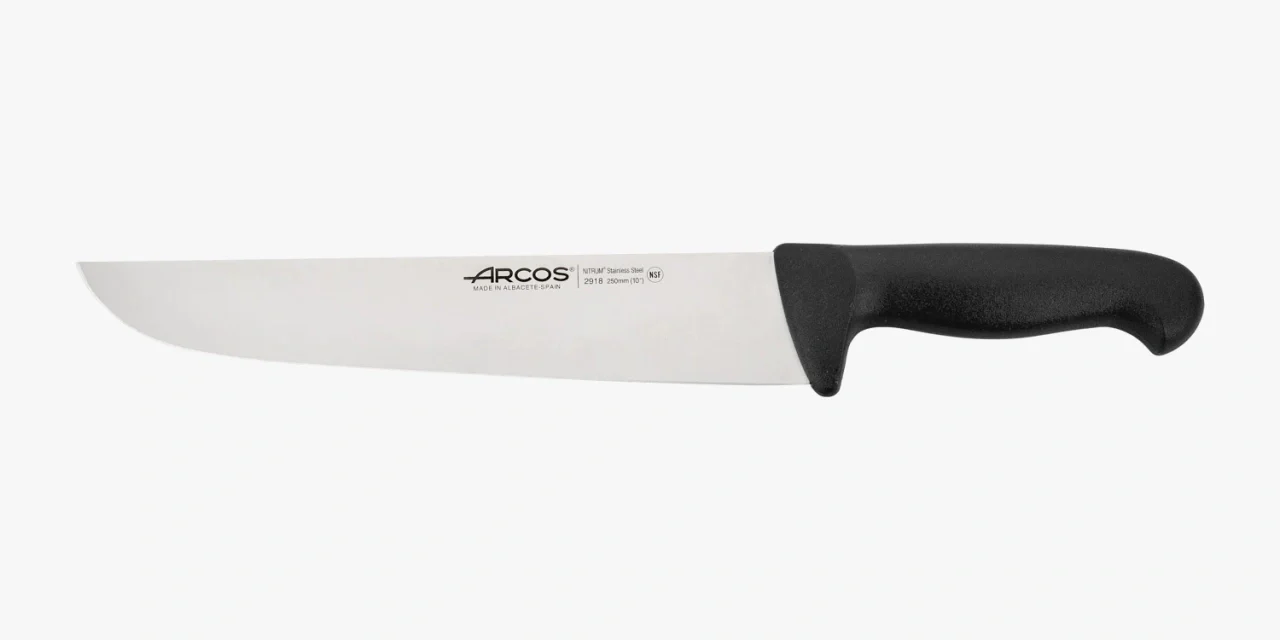 Cuchillo Carnicero color negro Serie 2900 250 mm