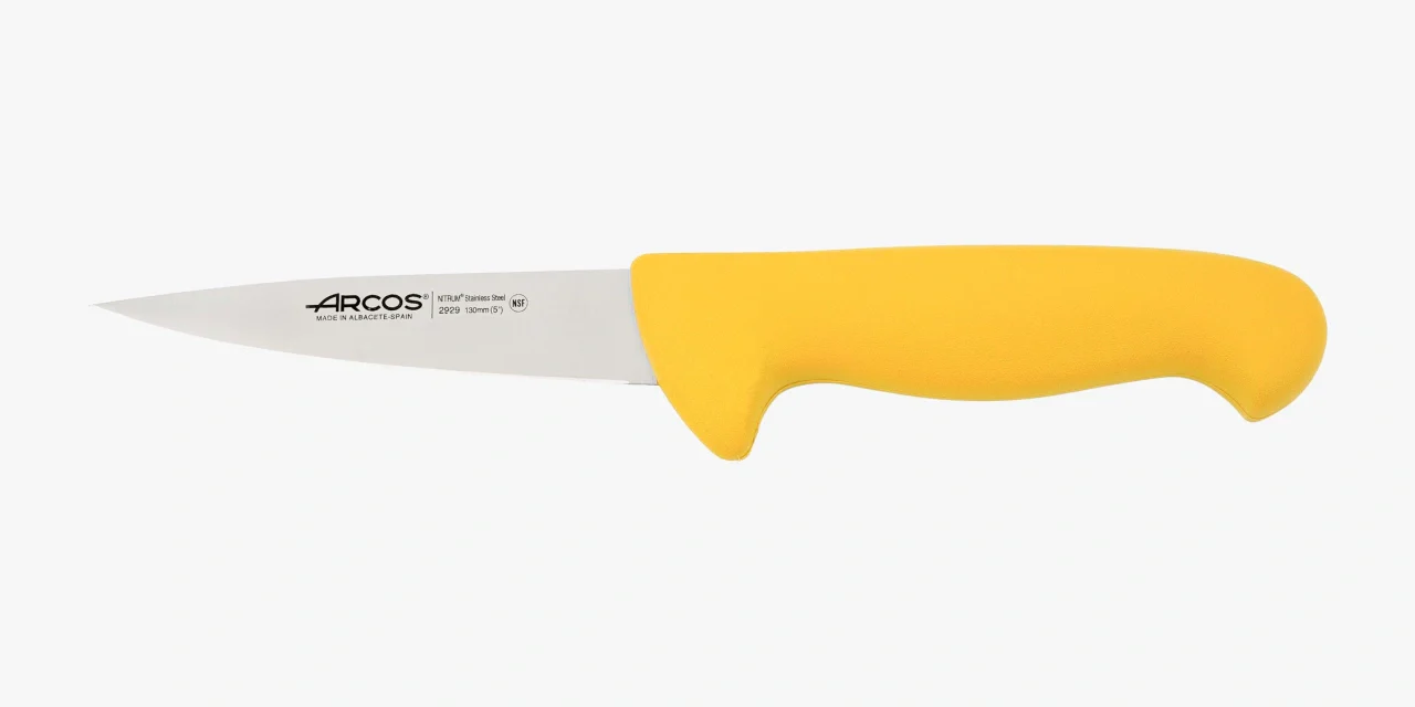 Cuchillo Carnicero color amarillo Serie 2900 130 mm