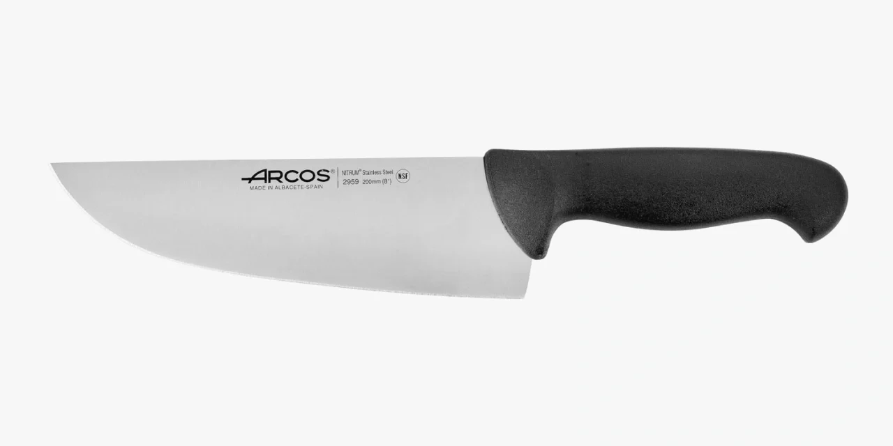 Cuchillo Carnicero color negro Serie 2900 200 mm