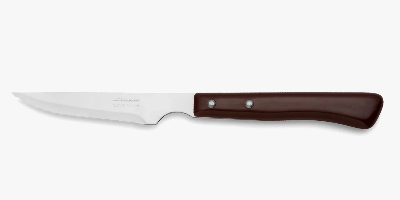 Cuchillo chuletero Con Sierra Nylon 110 mm