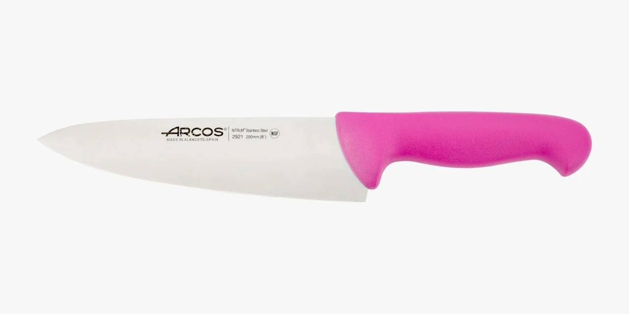 Cuchillo Cocinero color fucsia Serie 2900 200 mm
