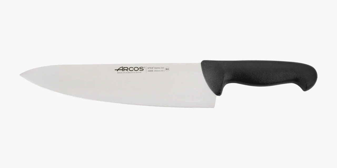 Cuchillo Cocinero color negro Serie 2900 250 mm
