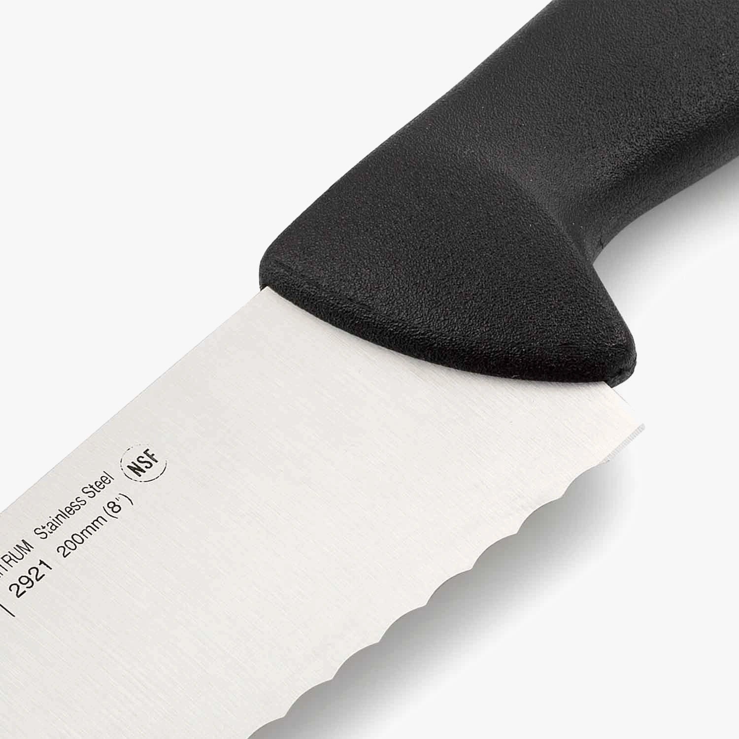 Cuchillo Cocinero Filo Serrado Color negro Serie 2900 200 mm - Image 2
