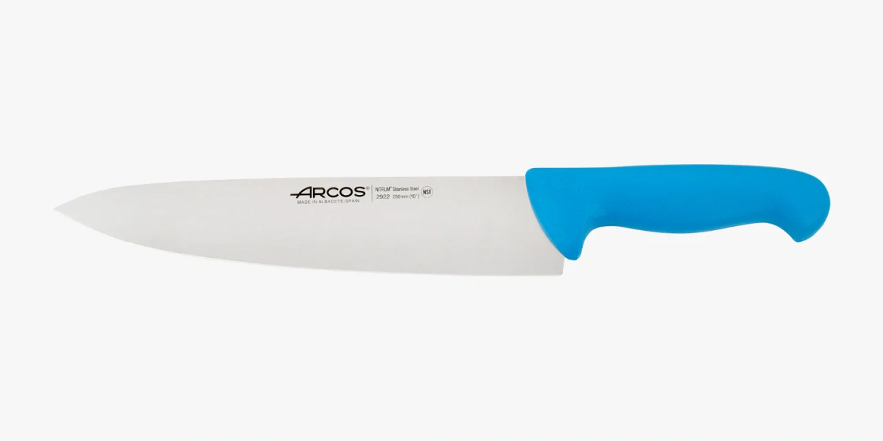 Cuchillo Cocinero color azul Serie 2900 250 mm