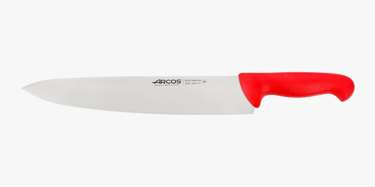 Cuchillo Cocinero color rojo Serie 2900 300 mm