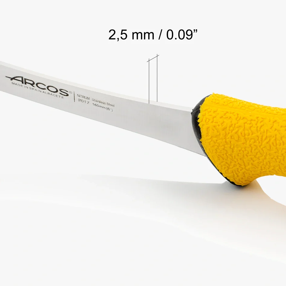 Cuchillo Deshuesador Semi Rígido Serie Dúo Pro 160 mm Punta Biselada - Image 2