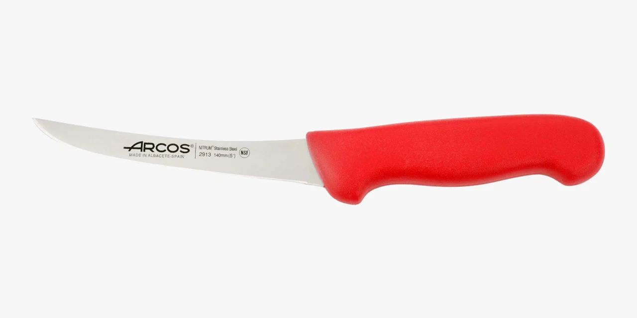 Cuchillo Deshuesador color rojo Serie 2900 140 mm