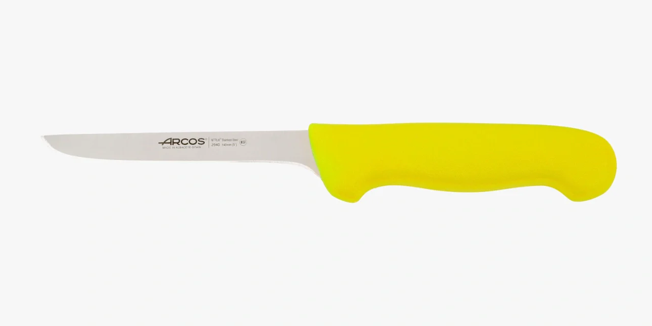 Cuchillo Deshuesador color amarillo Serie 2900 140 mm