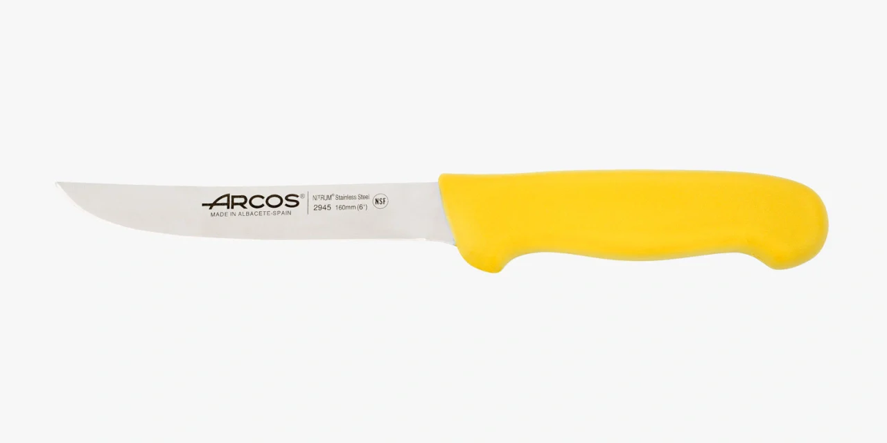 Cuchillo Deshuesador color amarillo Serie 2900 160 mm