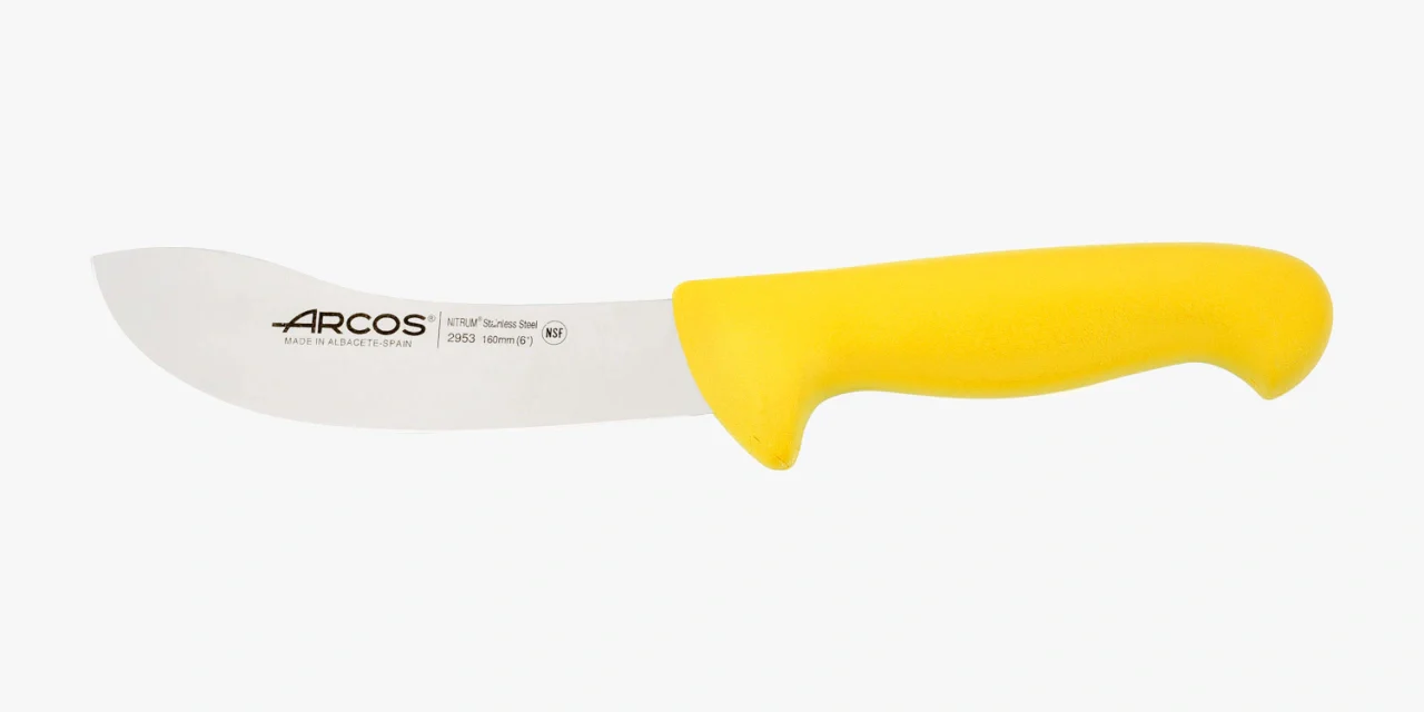 Cuchillo Despellejar color amarillo Serie 2900 160 mm
