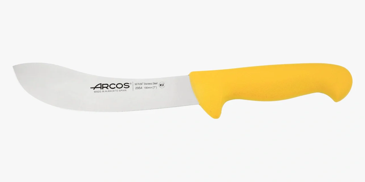 Cuchillo Despellejar color amarillo Serie 2900 190 mm