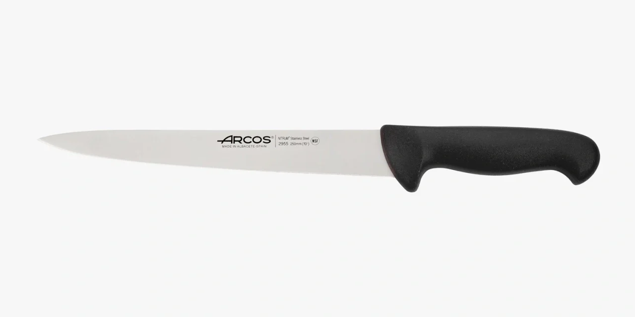 Cuchillo Trinchante color negro Serie 2900 250 mm