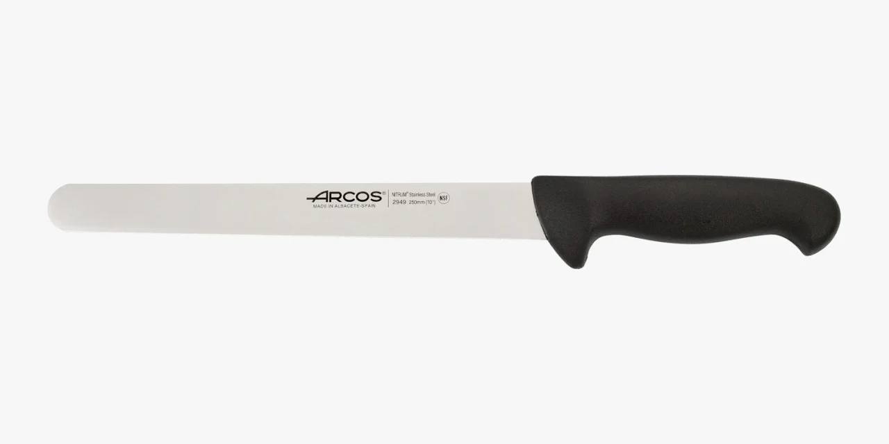 Cuchillo Fiambre color negro Serie 2900 250 mm