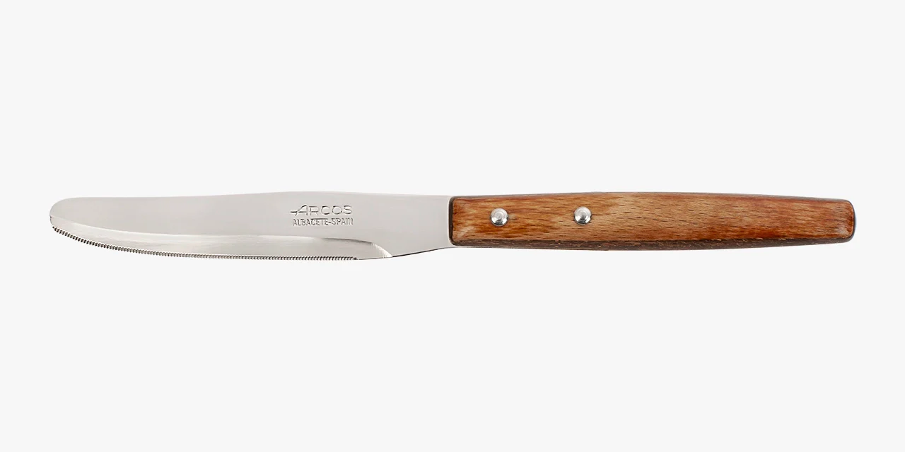 Cuchillo Mesa Serie Gregorio Arcos filo con sierra 110 mm