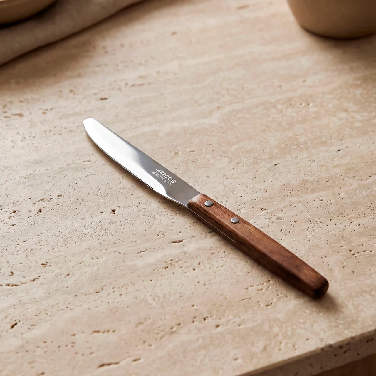 Cuchillo Mesa Serie Gregorio Arcos filo con sierra 110 mm - Image 7