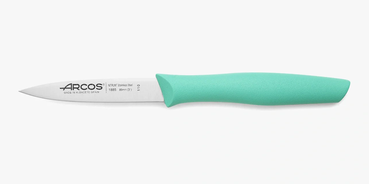Cuchillo Mondador Color Menta Serie Nova 85 mm