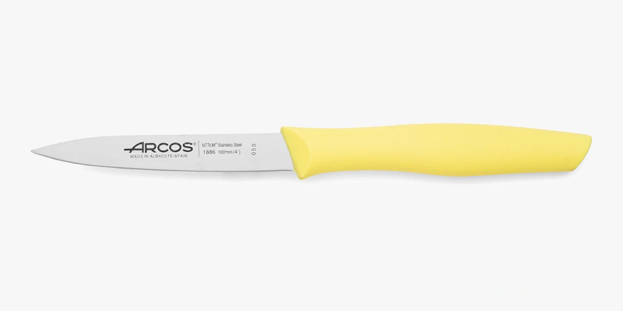 Cuchillo Mondador Color Limón Serie Nova 100 mm
