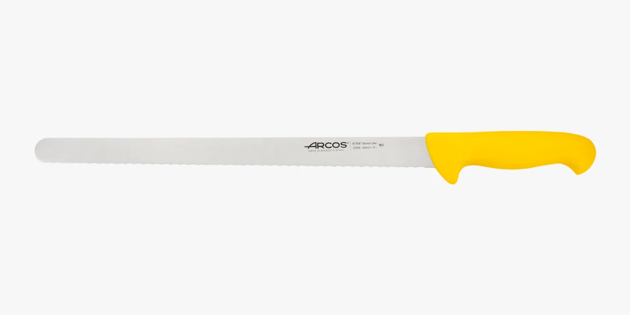 Cuchillo Pastelero color amarillo Serie 2900 350 mm