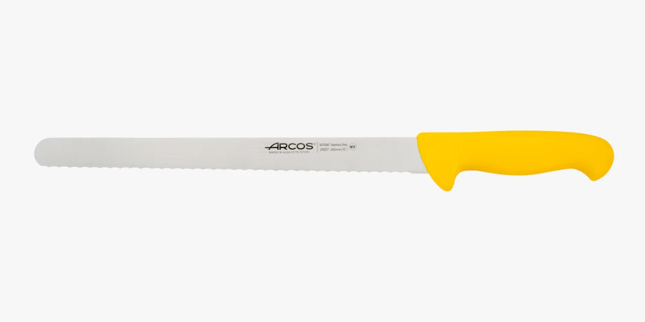 Cuchillo Pastelero color amarillo Serie 2900 300 mm