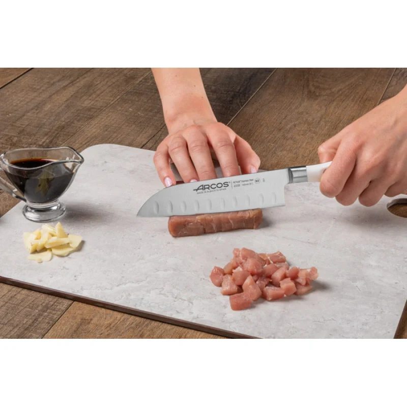 Cuchillo Santoku Serie Riviera Blanc 140 mm - Image 6