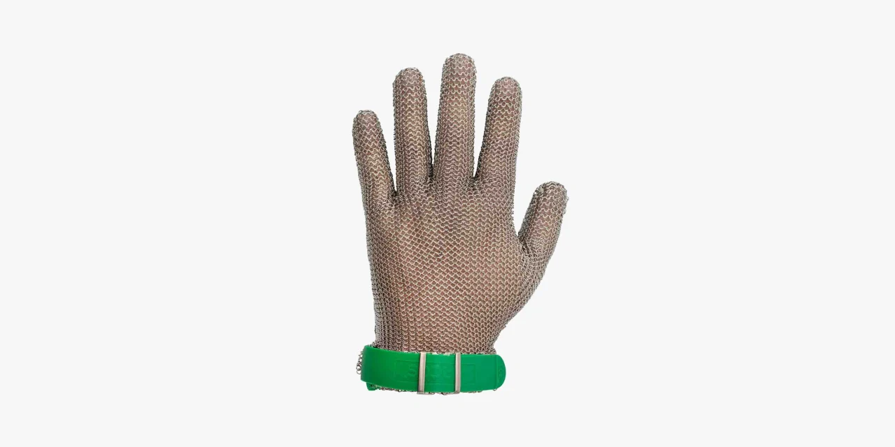 Guante de Protección Inox Color Verde 1-XS