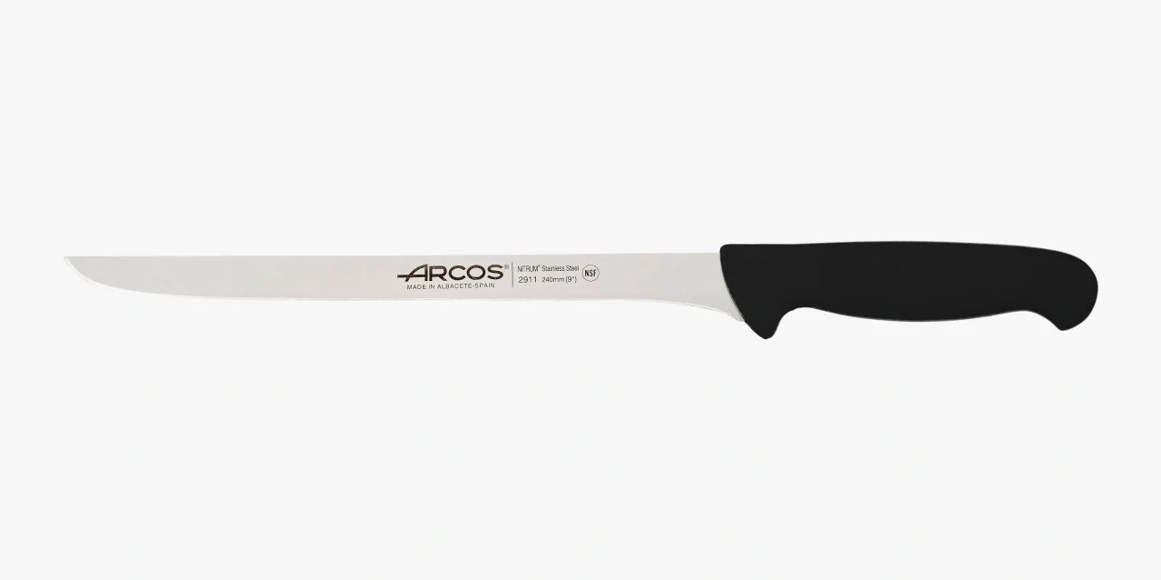 Cuchillo Jamonero Color negro Serie 2900 240 mm
