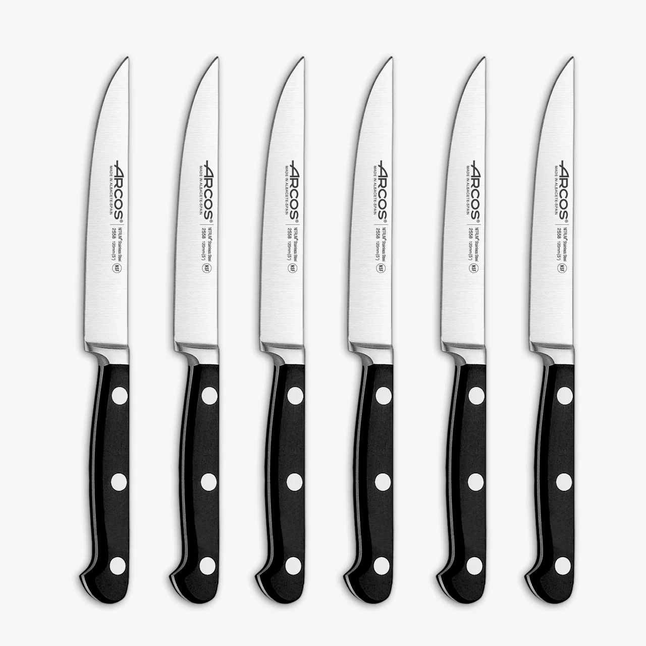 Juego 6 Pzas. Cuchillo chuletero Serie Clásica
