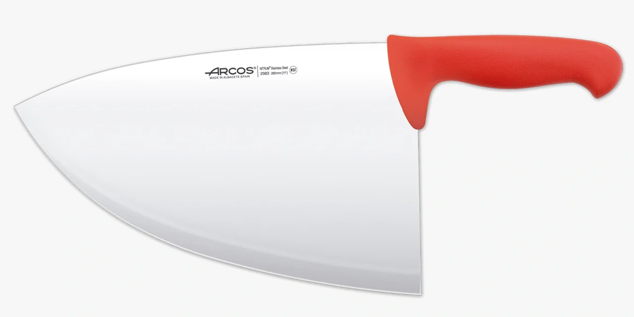 Chuletera color rojo Serie 2900 280 mm