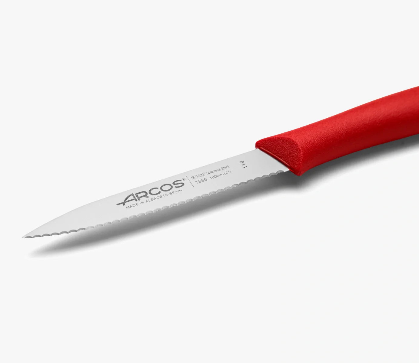 Cuchillo Mondador Color Rojo Perlado Serie Nova 100 mm - Image 2