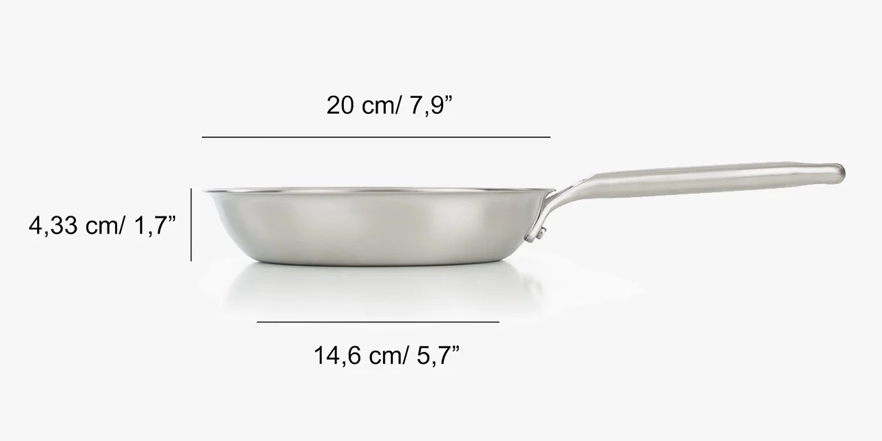 Set sartenes Samoa Inox 20, 26 y 30 cm - Image 6