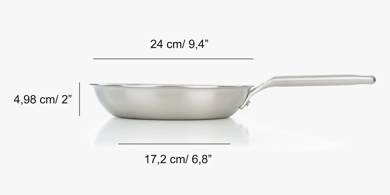 Set sartenes Samoa Inox 24, 28 y 30 cm - Image 5
