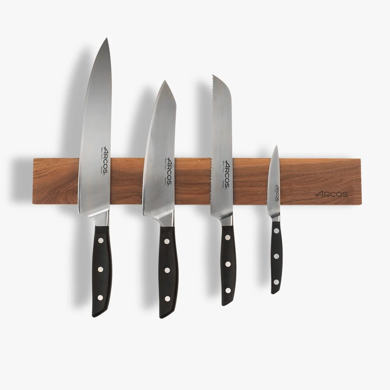 Soporte magnético para cuchillos Arcos en madera de nogal 45 cm - Image 2