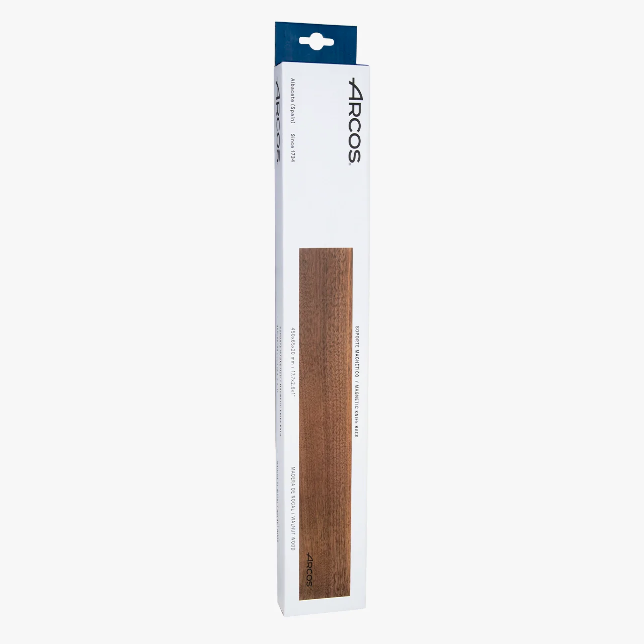 Soporte magnético para cuchillos Arcos en madera de nogal 45 cm - Image 7