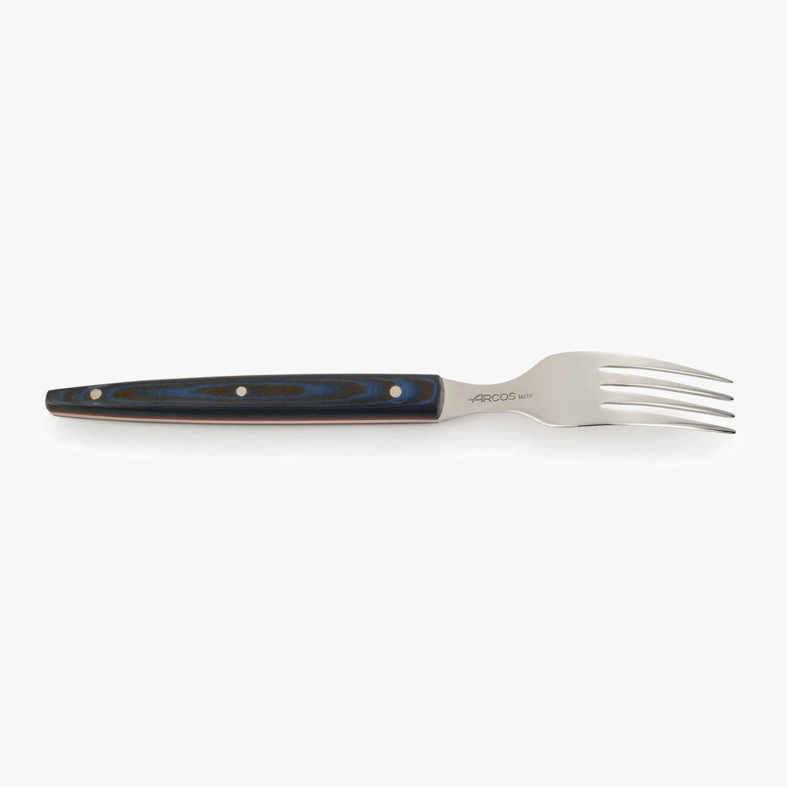 Tenedor chuletero The Origin micarta azul 220 mm - Image 4